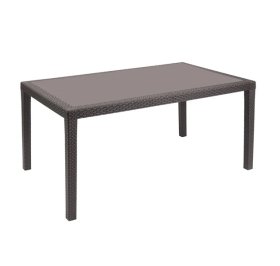 Plastikinis stalas Joker Moka JOK028MA, rudos sp.