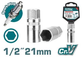 Galvutė žvakėms TOTAL, 1/2”, 50BV30, 21 mm, THSPS12216