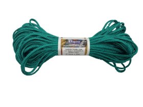 Pinta poliamidinė virvė DUGUVA, 4 mm, 30 m, baltos, geltonos, mėlynos, raudonos, žalios spalvos