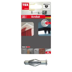 Inkarinis varžtas GKP TOX Acrobat, M5/52 mm, metalinis, 4 vnt.