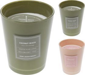 Kvapni žvakė, stikliniame indelyje, 2 skirtingi kvapai