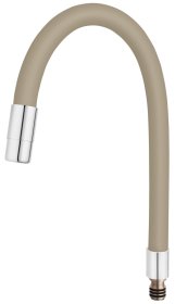 Snapas maišytuvui FERRO Zumba, lankstus, smėlio spalvos, W100P-B