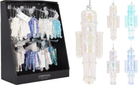 Eglutės žaisliukas Spragtukas, 4 skirtingos spalvos, 4 x 2 x 10 cm