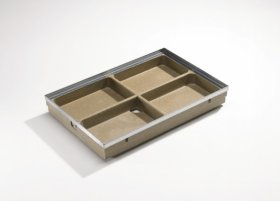 Polimerbetoninė vonelė ACO Vario, 75 x 50 cm, su cink.rėmeliu, 00399