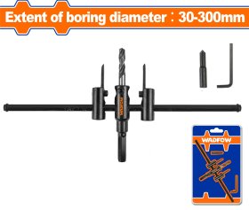 Apskritimo pjaustytuvas WADFOW, reguliuojamas, 30-300 mm, WKJ9K03