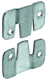 Universali jungtis HETTICH, 2 vnt., 27 x 44 mm, cinkuotas, 9180301