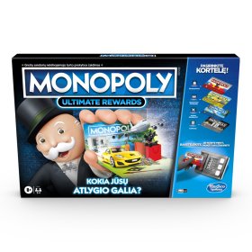 Stalo žaidimas MONOPOLY, super elektroninė bankininkystė, lietuvių kalba