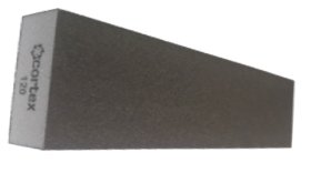 Kempinė šlifavimui CORTEX, 225 x 25 x 76 P180 AO, keturpusė, pilka