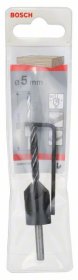 Grąžtas medienai BOSCH, su 90 laipsnių gilintuvu, D 5,0 mm
