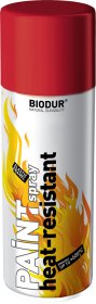 Karščiui atspari emalė BIODUR Paint Heat- Resistant, raudona, 400 ml
