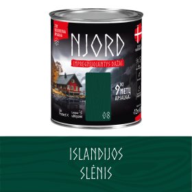 Impregnuojantys dažai medienai LUXDECOR NJORD, 0,75 l, (08) Islandijos slėnis