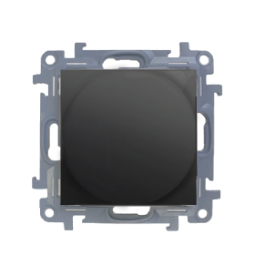 Šviesos reguliatorius KONTAKT SIMON 10, juodos sp., dimeris, CS9LA.01/49