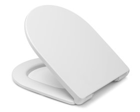 Klozeto dangtis CEDO Petani Beach, baltas, duroplastas