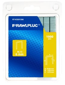 Kabės RAWLPLUG, 6 mm, RL-13 tipas, 1000 vnt., RT-KSS01306