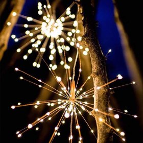 Šviečianti dekoracija - burbulas TY-23330-15, 120 LED, IP44, balta, šiltai balta sp., skersmuo 350 mm