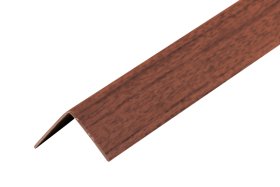 PVC kampinis apdailos profilis CEZAR Nr. 114, spl. riešutas, 30x30x2750 mm, 674006