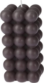 Žvakė, iš burbuliukų, antracito sp., 6 x 6 x 12 cm