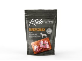 Sausas ėdalas šunims KUDO Maxi Adult, su kalakutiena ir antiena, 3 kg
