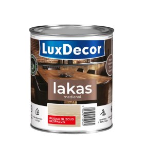 Lakas medienai LUXDECOR, 0,75 l, blizgus, vidaus darbams