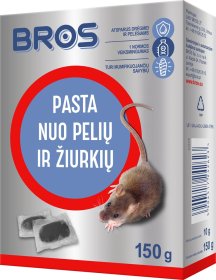 Pasta nuo pelių ir žiurkių BROS, 150g