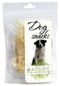 Skanėstas šunims NATURE LIVING, džiovintos triušio ausys