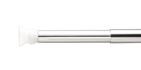 Vonios karnizas RIDDER Wien, 110-245 cm, D-25 mm, teleskopinis, blizgus chromas, 55300