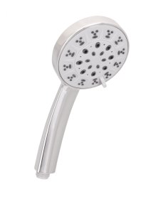 Dušo galvutė RUBINETA Oxy, D-95 mm, 5 funkcijos, debetas - 8,5 l/min, antikalkinė, chromuota, Lietuva