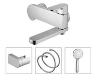 Dušo maišytuvas VENTO Torino, Chromas, su aksesuarais, 352380