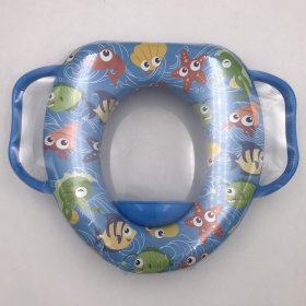 Klozeto dangtis BENEDOMO Wcsoftbabyh, 28 x 29 x 8 cm, minkštas, vaikiškas, įvairių piešinių, su rankenėlėmis