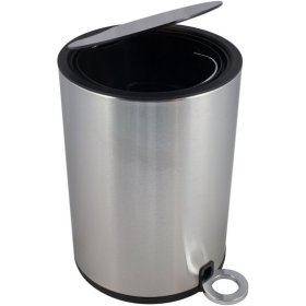 Vonios šiukšliadėžė DUSCHY 990-90, su lėto nusileidimo mechanizmu, chromas, Estija