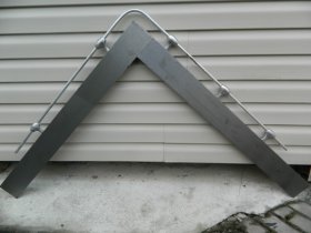 Krosnies kampas, 1100 mm x 1000 mm, ketaus