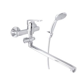 Vonios maišytuvas RUBINETA Luka-12/C, su dušo komplektu, Lietuva