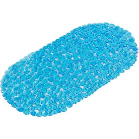 Vonios kilimėlis BENEDOMO, 69 x 36 cm, su siurbtukais, PVC, žydros spalvos