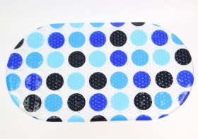 Vonios kilimėlis BENEDOMO, 69 x 36 cm su siurbtukais, PVC, įv.dizainų