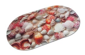 Vonios kilimėlis BENEDOMO, 69 x 36 cm, su siurbtukais, PVC, su siurbtukais, įv.dizainų