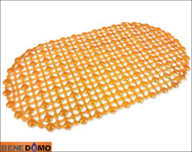 Vonios kilimėlis BENEDOMO, 68 x 37 cm su siurbtukais, PVC, įvairių spalvų