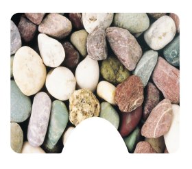 Tualeto kilimėlis BENEDOMO, 50 x 60 cm, normal foam, įvairių dizainų, neslystanti apačia