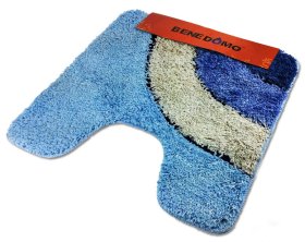 Tualeto kilimėlis BENEDOMO, 55 x 55 cm, įv.dizainų, mikropluoštas, neslystanti apačia