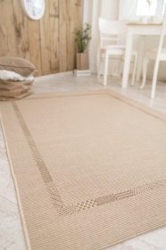 Kilimas MONTANA, 133 x 190 cm, 100 % Polipropileno, smėlio spalvos