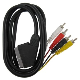 Laidas RATANAS, SCART-4RCA 1.5m