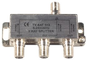 Signalo daliklis RATANAS, TV-SAT 1>3, praleidžiantis maitinimą