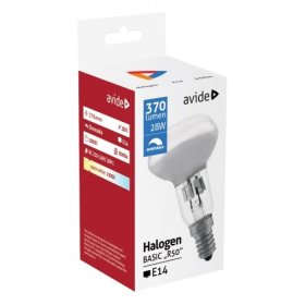 Halogeninė lempa AVIDE At-0461, 28W, E14, R50, 370 lm