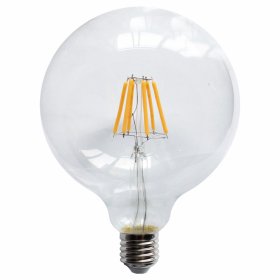 LED lempa ORRO, 8W, G125, E27, 230V, 2700K, 800  lm, filamentinė