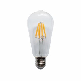 LED lempa ORRO, 6W, E27, ST64, 230V, 2700K, 600  lm, filamentinė