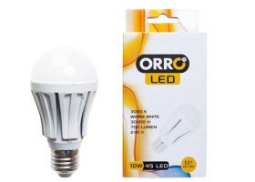 LED lempa ORRO, 10W, E27, A60, 230V, 3000K, 800 lm, 52017
