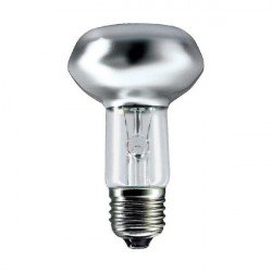 Kaitrinė pramoninio naudojimo lempa ISKRA, 60 W, E27, R63, reflektorinė, skirta pramoniniams tikslams, netinka naudoti buityje