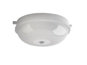 LED šviestuvas G.LUX Gr-Led-Bulk-12W-Pir Sensor, 12 W, 960 lm, 4000K, IP65, su judesio davikliu