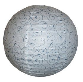 Šviestuvo gaubtas RABALUX Harmony Lux, Popierinis, 400 mm, margas, papildomai reikalingas kabelis, lemputės lizdas ir lemputė, 4725