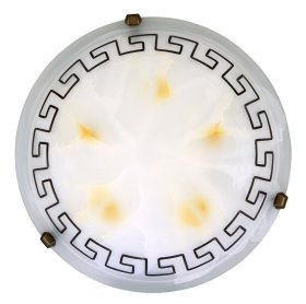 Lubinis šviestuvas RABALUX Etrusco, E27, 2 x 60W, 230V 50Hz, IP20, rudai baltos sp., 400 mm, 7649