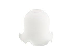 Šviestuvo gaubtas G.LUX Vija, Stiklinis, E27, D14, H11.5, baltos spalvos